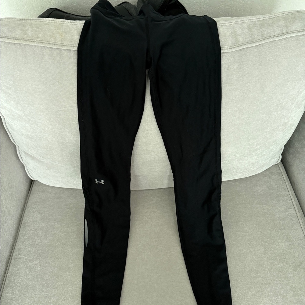 Under Armour Jet Black Performance Leggings